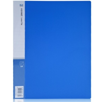 广博（GuangBo） A2082 PP文件夹/资料夹/双强力夹A4 锐文系列（蓝色） 单只装