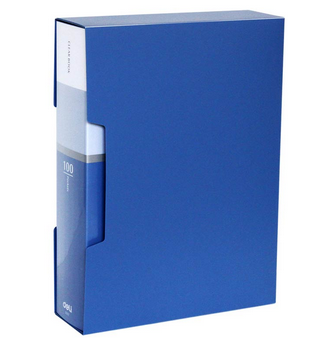 得力(deli) 5007 经济型A4-100页资料册 蓝色