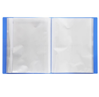 得力(DeLi)5200 标准型100页A4资料册 蓝色