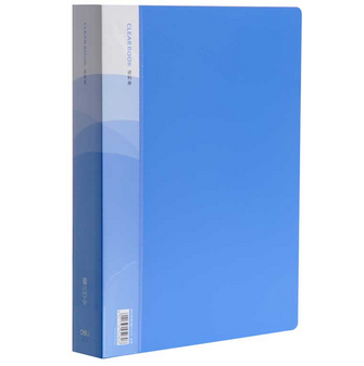 得力(DeLi)5280 标准型80页A4资料册 蓝色