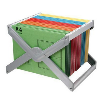 Esselte易达 X型吊挂文件架 白LZ1909-01/红LZ1909-25/蓝LZ1909-35/灰LZ1909-89