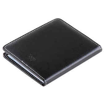 得力(deli)5790 硬皮摊开式名片册(容量72张) 