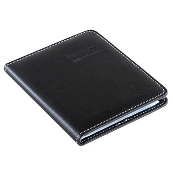 得力(deli)5790 硬皮摊开式名片册(容量72张) 