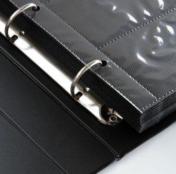 得力(deli)5797 活页名片册(容量480张) 黑色 1本装