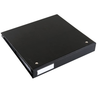 得力(deli)5797 活页名片册(容量480张) 黑色 1本装