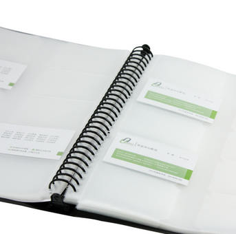 齐心(Comix)SC300 A4,PP30孔活页名片册,300张