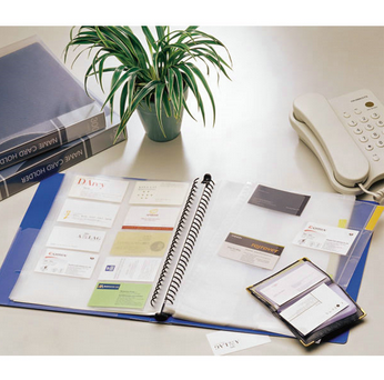 齐心(Comix)SC300 A4,PP30孔活页名片册,300张