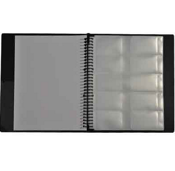 齐心(Comix)PP30孔活页名片册 (钢夹) SC600 A4，600张多色 7本/包