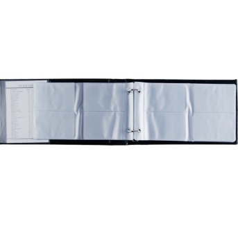 广博（GuangBo） WJ6415 高档商务名片册/名片包/名片夹240袋（黑色）单只装