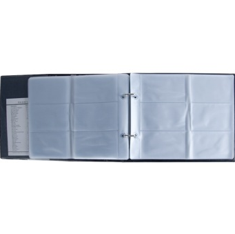 广博（GuangBo） WJ6416 高档商务名片册/名片包/名片夹360袋（黑色）单只装