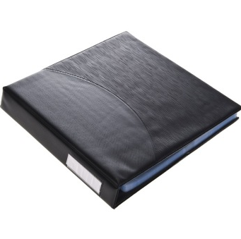 广博（GuangBo） WJ6417 高档商务名片册/名片包/名片夹480袋（黑色）单只装