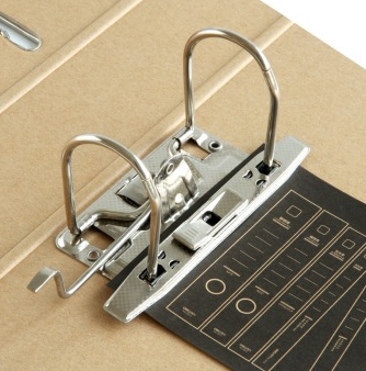 得力（deli）5913 牛皮纸系列3英寸快劳夹 黄 单只装