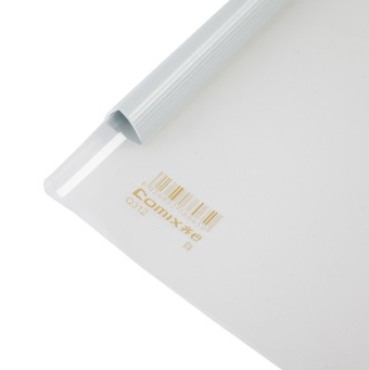 齐心（COMIX）Q312 资料册文件夹活页抽杆式 60张A4白色 10个装