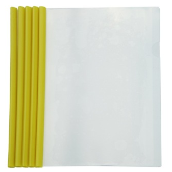 广博（GuangBo） P0005 背宽10mm镜面纹抽杆文件夹 5只装