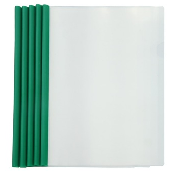 广博（GuangBo） P0005 背宽10mm镜面纹抽杆文件夹 5只装