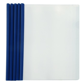 广博（GuangBo） P0005 背宽10mm镜面纹抽杆文件夹 5只装