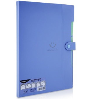 广博（GuangBo） A9038 爱の微笑5入文件夹文件袋票据收纳袋