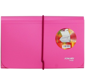 金得利（KINARY） F4403 欢乐色风琴包票据包 