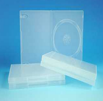 国产光盘盒（乳白DVD双片盒）双片装