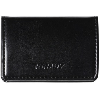 金得利（KINARY） OS9009 高级皮名片夹名片盒 黑色