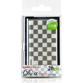 金得利（KINARY） OS9010 商务名片夹名片盒 文艺格