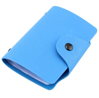 信发（TRNFA） TB-1-01 （黄色） 高级皮面卡皮包银行卡套 商务名片册名片夹时尚防消磁卡包