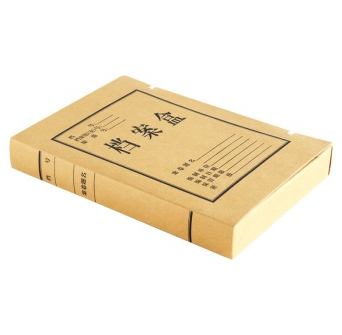 得力(deli)5924 高档进口纯浆牛皮纸档案盒 10个装