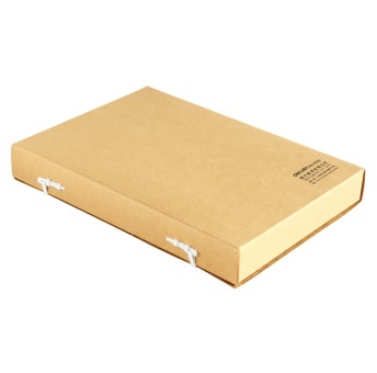 得力(deli)5924 高档进口纯浆牛皮纸档案盒 10个装