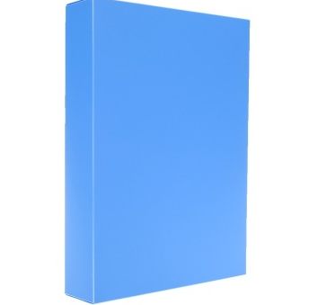 三木（SUNWOOD）HC-55标准型档案盒/资料盒(背宽55mm)A4.2英寸（蓝色）