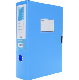 三木（SUNWOOD）HC-75标准型档案盒/资料盒(背宽75mm)A4.3英寸（蓝色）