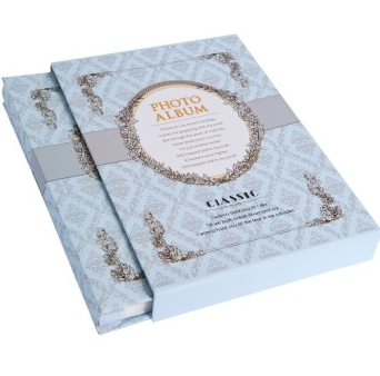 广博（GuangBo）PA67434 5R+4R高档盒装混合插袋式相册影集/相簿