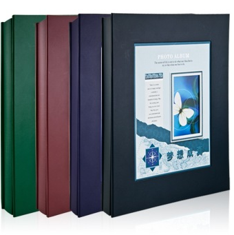 广博（GuangBo）PA67444 4R380+5R10带盒高档插袋式相册影集/相簿