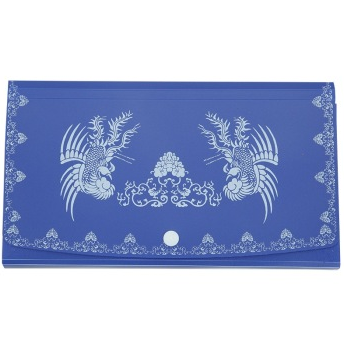 广博(GuangBo) A7003 青花按扣式票据风琴包