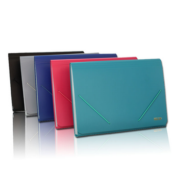 华杰（huajie）A4松紧带12层平纹风琴包H4302PS