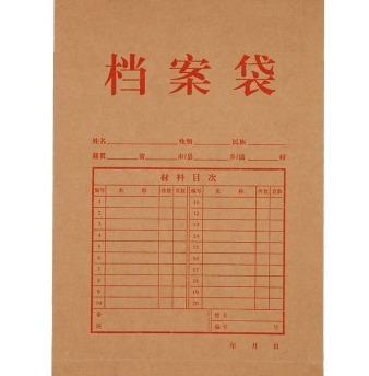齐心(COMIX)AP-117 本色高档纯木浆牛皮纸(加厚型)档案袋/文件袋 A4 30mm 竖式 10个装