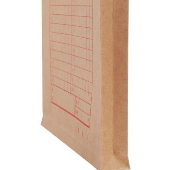 齐心(COMIX)AP-118 本色高档纯木浆牛皮纸档案袋/文件袋/资料袋 A4 30mm 竖式 10个装