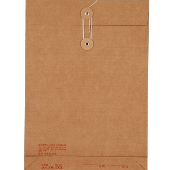 齐心(COMIX)AP-118 本色高档纯木浆牛皮纸档案袋/文件袋/资料袋 A4 30mm 竖式 10个装