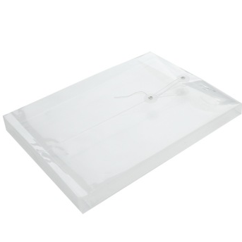 广博（GuangBo） P0008 A4绳扣式半透明文件袋 12只装