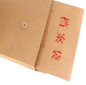 三木（SUNWOOD） 6040 纯木浆A4牛皮纸档案袋30mm/文件袋/文件夹700g 黄色（10只/袋）