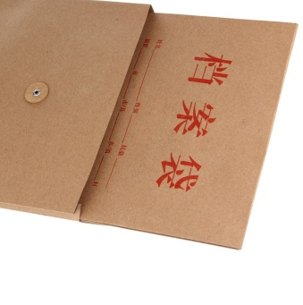 三木（SUNWOOD） 6041 混浆A4牛皮纸档案袋30mm/文件袋/文件夹700g 黄色（10只/袋）