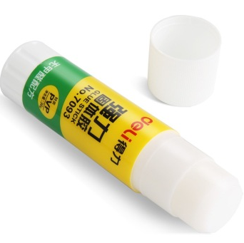 得力（deli）7093 超强粘性PVP固体胶棒-效果更持久36g 单支装