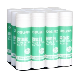 得力(deli)7103 固体胶(36g) 12支/盒装