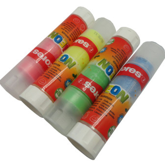 高乐士(KORES) 16207荧光色固体胶20克 1*4支(蓝绿黄粉)