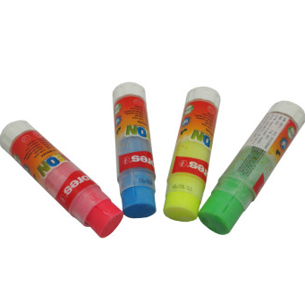 高乐士(KORES) 16207荧光色固体胶20克 1*4支(蓝绿黄粉)