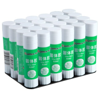 齐心(COMIX)B2667-N 升级配方PVA超粘健康固体胶棒 21g 24支装