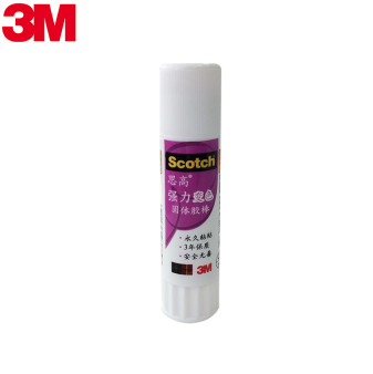 3M 思高 固体胶棒8g 6108紫色韩国进口 使用方便 无毒变色粘得牢
