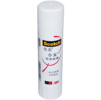 3M 思高固体胶棒白色8克 挂装 5008B