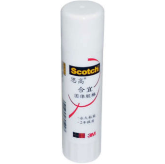 3M 思高固体胶棒白色8克 挂装 5008B