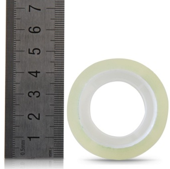 得力(deli)30079 透明文具胶带18mm*18m 4卷/筒装