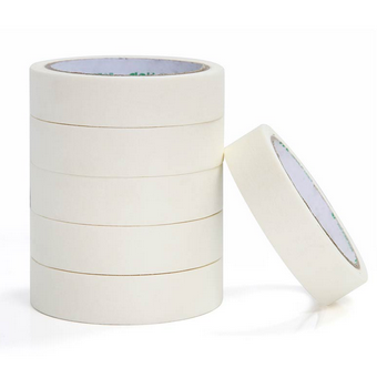 得力(deli)30670 装修遮蔽带/无痕纸/美纹纸胶带24mm*20y 6卷装